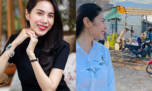 Thuy Tien quyen gop duoc hon 7 ty ung ho nguoi dan mien Tay