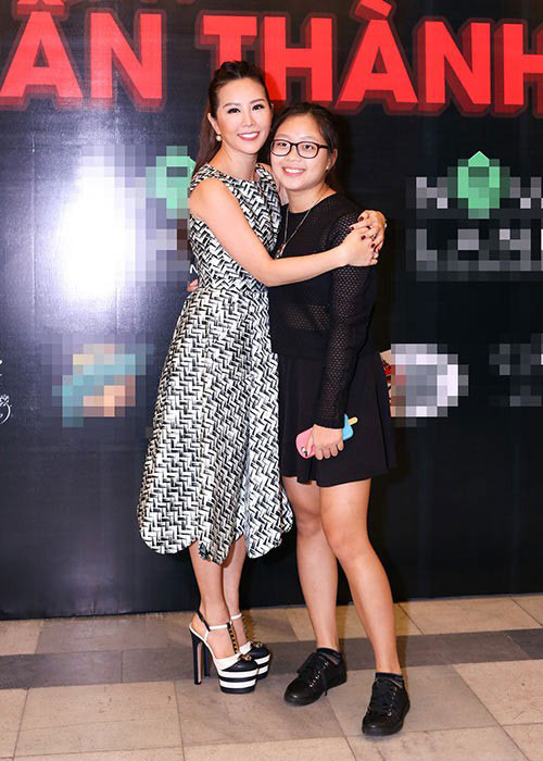 Hoa hậu Thu Hoài hiếm khi khoe con gái trước truyền thông. Ảnh: Vietnamnet