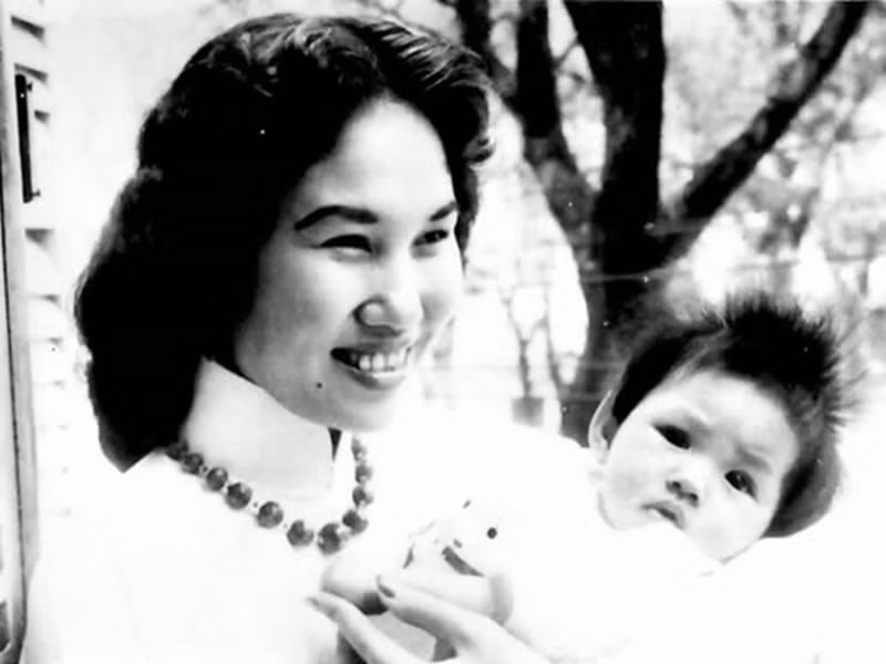 Thái Thanh kết hôn với Lê Quỳnh năm 1956 và sinh liên tiếp 5 người con, 3 gái, 2 trai: Ý Lan, Lê Việt, Quỳnh Dao tức Quỳnh Hương, Thanh Loan và Lê Đại. Cuộc hôn nhân của bà khá ngắn ngủi. Ảnh: Đang Yêu