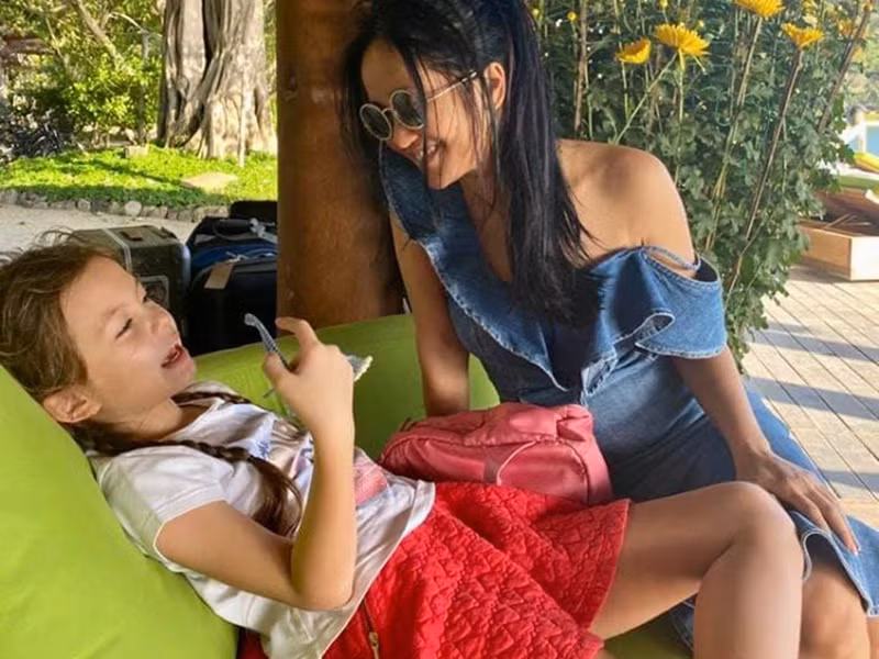 Hồng Nhung tiết lộ bé Tép thích đọc sách.