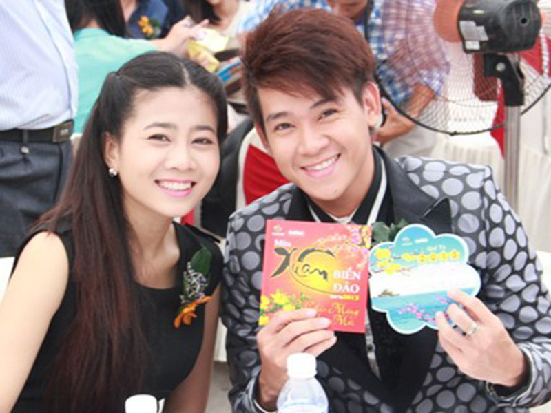 Phùng Ngọc Huy gây ồn ào bởi cuộc tình một thời với Mai Phương. Cả hai chia tay sau đó quay lại vì Mai Phương mang bầu. Ảnh: VTC