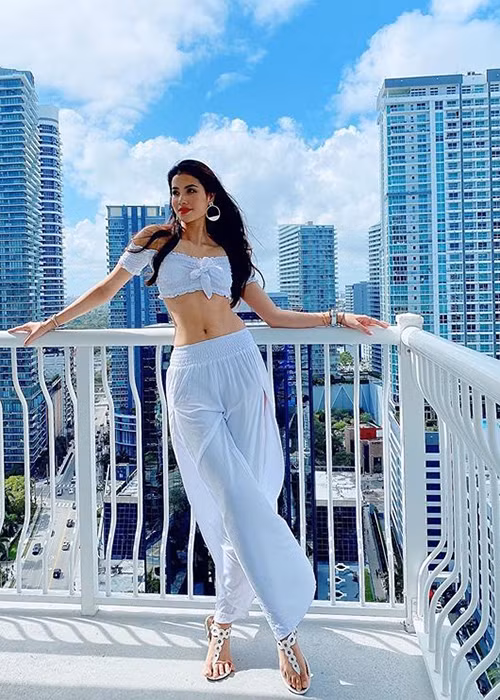 Đến nay, chân dài gốc Hải Phòng sống ở Mỹ được 2 năm.