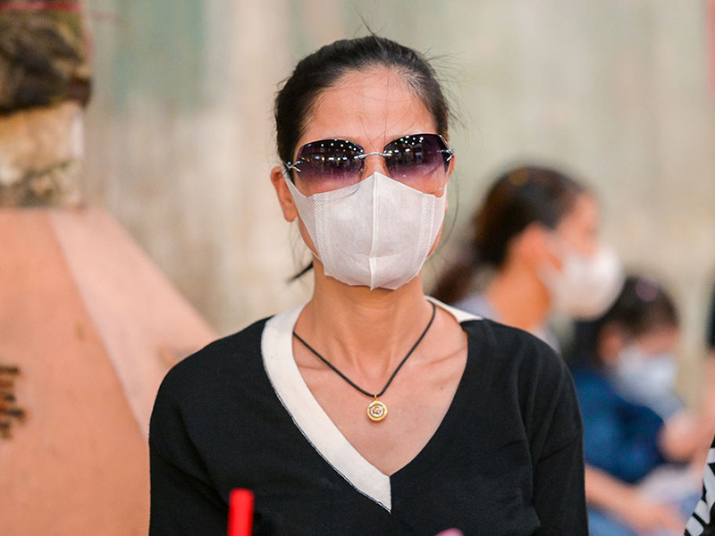 Diễn viên Đào Vân Anh tới viếng Mai Phương. Ảnh: Dân Việt