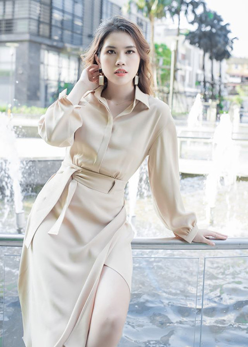 Trước và sau khi kết hôn, khi đi diễn hay ở cuộc sống đời thường, hiếm khi nào Thùy Dương lựa chọn trang phục quá gợi cảm.