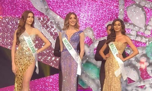 Hoai Sa truot top 6, nguoi dep Mexico dang quang Hoa hau Chuyen gioi Quoc te