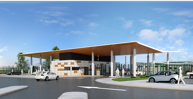 Trạm kiểm soát an ninh ra vào sân bay. Ảnh: ACV.