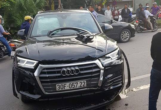 Cong an noi gi ve thong tin tai xe Audi Q5 say ruou gay tai nan?