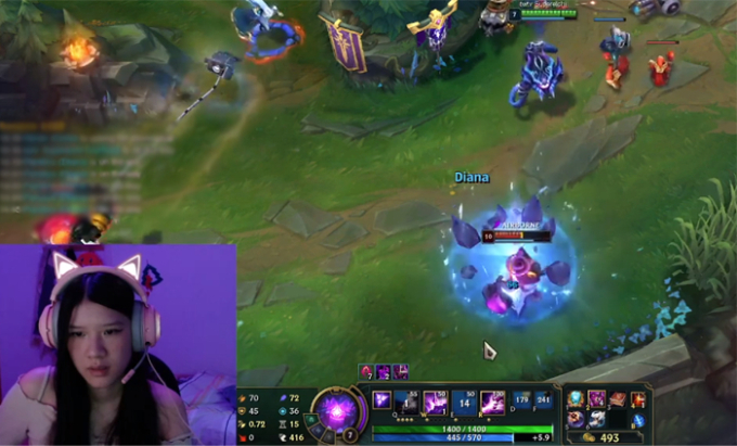 Tướng tủ của Claudia là Vel’Koz, vì cô yêu thích sự tính toán và khả năng “hack não” đối thủ trong các trận đấu.(Ảnh: motgame.vn)