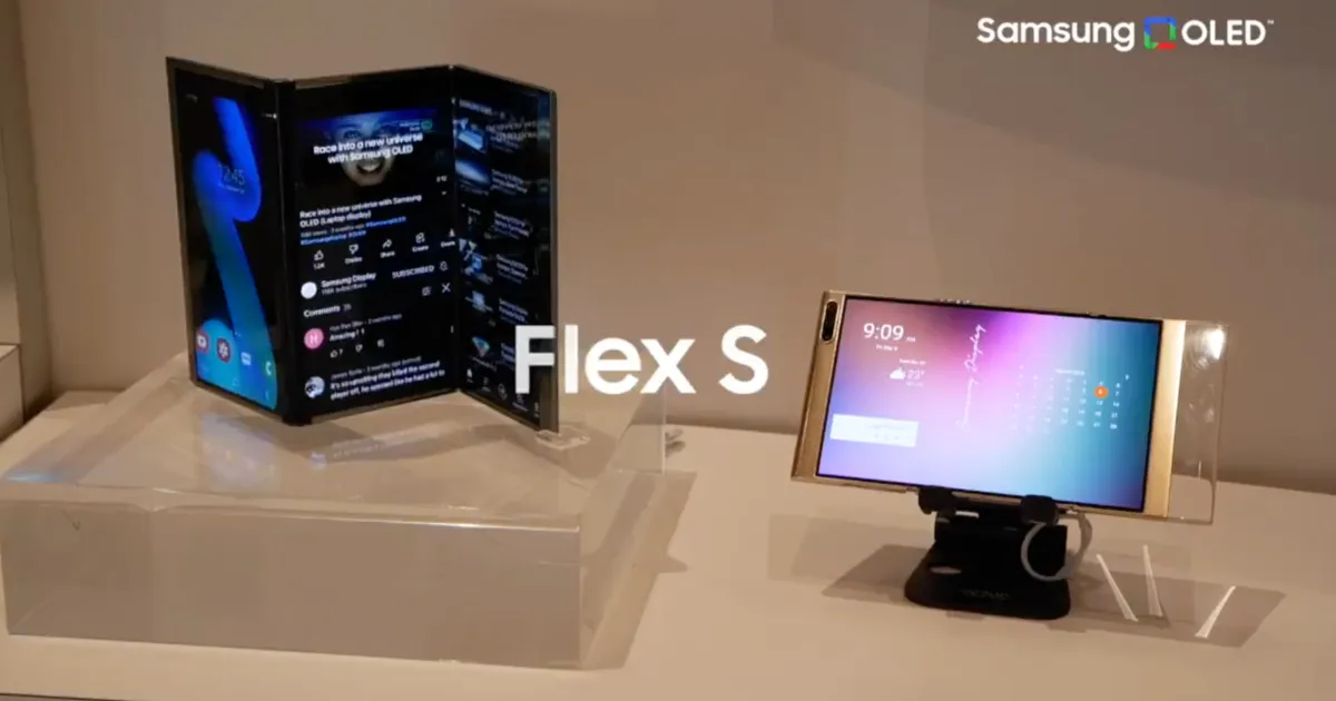 Flex S có thiết kế tương tự Huawei Mate XT, trong khi Flex G là một phiên bản Galaxy Z Fold được nâng cấp với hai mặt ngoài gập vào trong.(Ảnh: MySmartPrice)