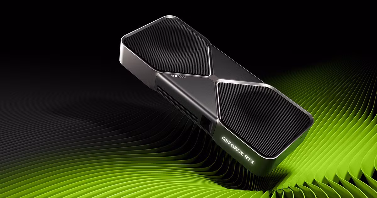 Nvidia đã ra mắt dòng GPU RTX 50-series tại Triển lãm điện tử CES 2025, gồm các model RTX 5090, RTX 5080, RTX 5070 Ti và RTX 5070. (Ảnh: NVIDIA)