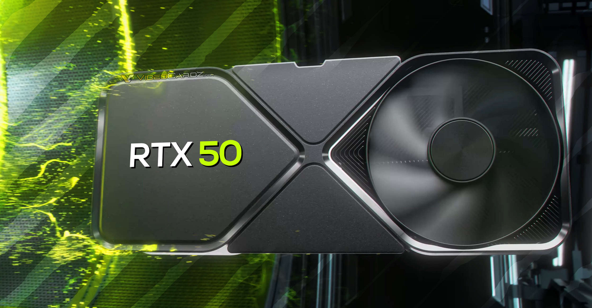 GPU mới có thiết kế nhỏ gọn hơn, hiệu quả năng lượng cao, nhưng RTX 5090 tiêu thụ đến 575W. (Ảnh: VideoCardz.com)