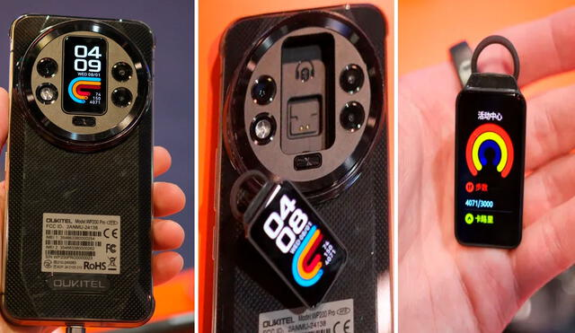 Màn hình tháo rời có thể sử dụng như đồng hồ thông minh hoặc tai nghe Bluetooth.(Ảnh: tracuuquyhoach)