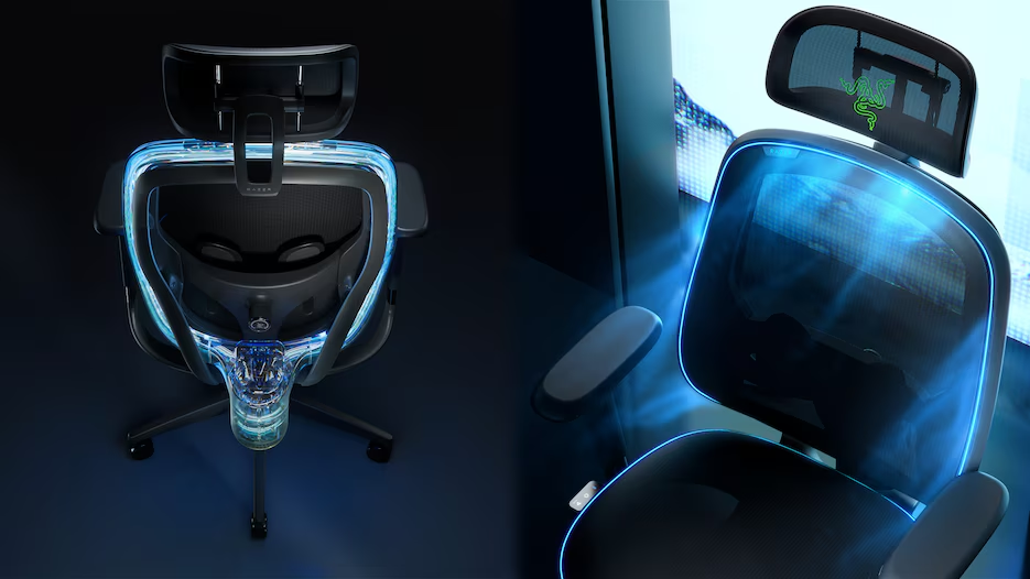 Một hạn chế là dây nguồn khiến ghế không thể xoay 360 độ, nhưng cơ chế tự ngắt của cáp đảm bảo an toàn khi sử dụng. (Ảnh: CHIP)