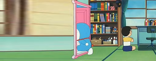 Cánh cửa thần kỳ, một trong những bảo bối của Doraemon có thể hoạt động dựa trên lý thuyết bẻ cong không gian để rút ngắn khoảng cách, nhưng cần lực hấp dẫn cực lớn. (Ảnh:Paper Replika)