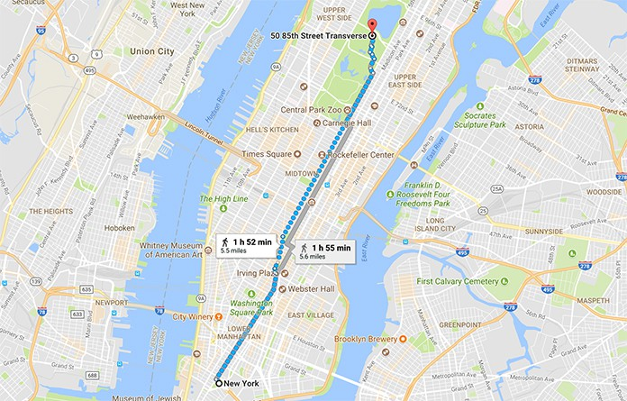 Ứng dụng thường ưu tiên tốc độ di chuyển nhanh nhất, không phải con đường ngắn nhất. (Ảnh: UnlockBoot)