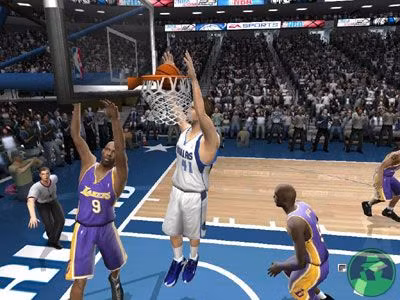 6. NBA Live 2005: Game PC với nhiều chế độ chơi như Freestyle Air, NBA All-Star Weekend, cùng tùy chỉnh cầu thủ.(Ảnh: GameSpy)