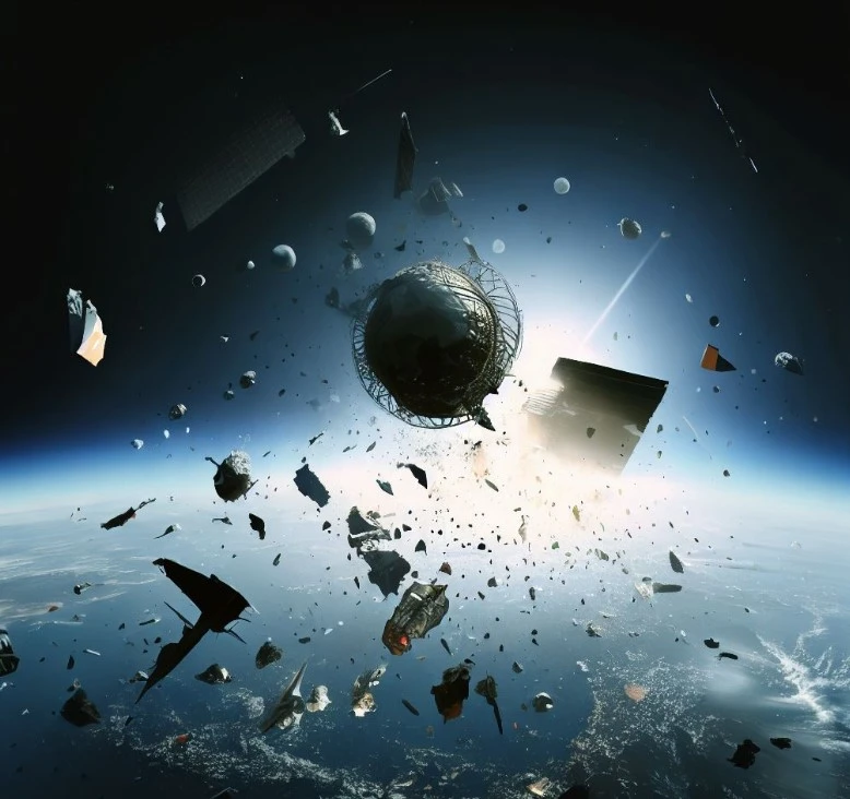 Các chuyên gia kêu gọi hợp tác quốc tế để thiết lập các quy định nhằm giảm thiểu rủi ro từ rác vũ trụ. (Ảnh: Daedelus Kite)