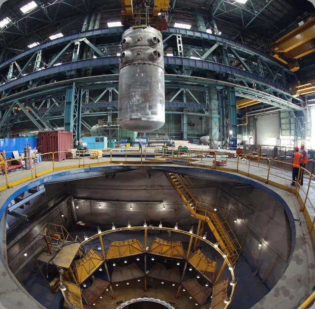 Quy trình sản xuất VVER-1200 gồm 5 giai đoạn, từ sản xuất phôi kim loại đến kiểm tra độ tin cậy, với thời gian hoàn thiện trung bình khoảng 3 năm.(Ảnh: AEM Technologies)