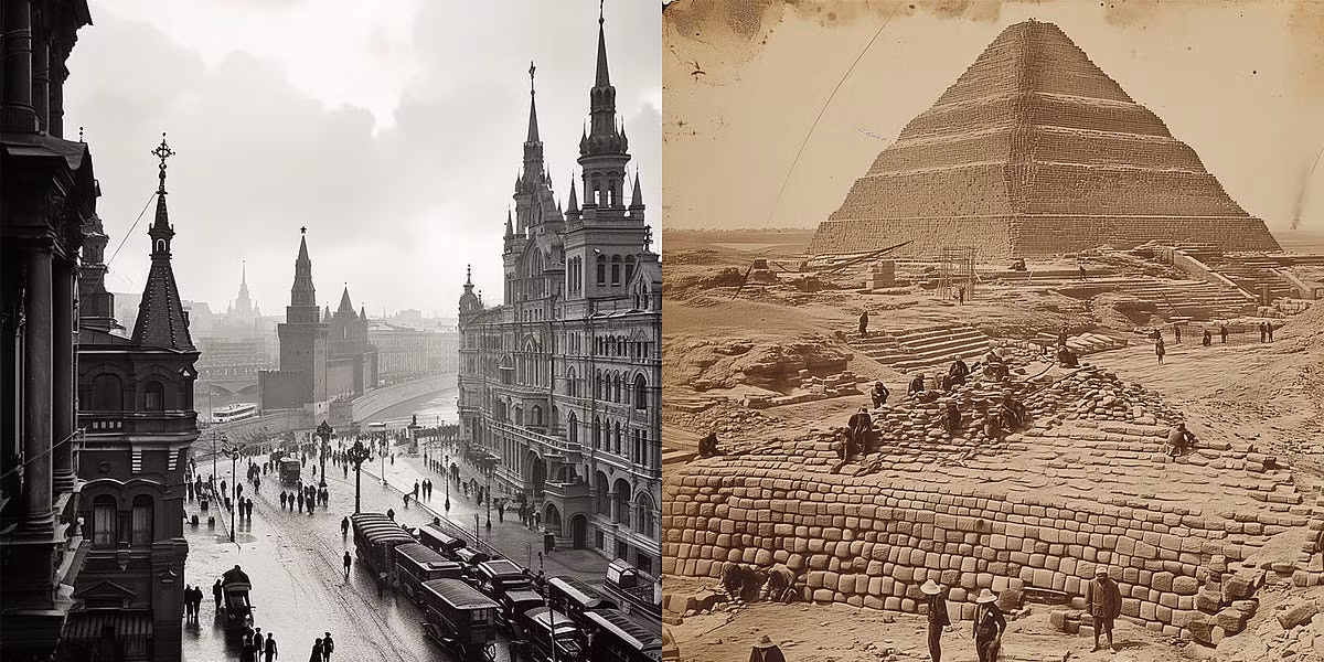 Nguy cơ là các thế hệ tương lai có thể hiểu sai về lịch sử khi các ảnh giả này được chấp nhận như tài liệu thật. Chất lượng ngày càng cao của ảnh AI làm giảm khả năng phân biệt thật - giả bằng mắt thường. (Ảnh: The Colour of Time with Marina Amaral)