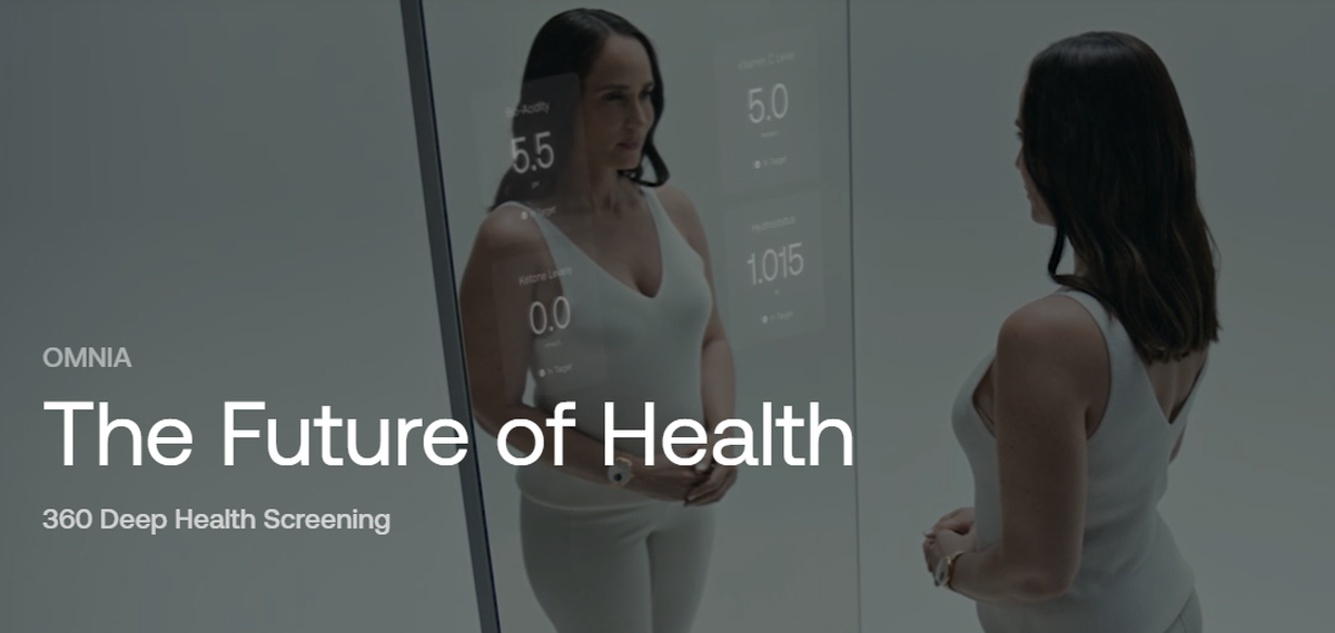 Sản phẩm gương thông minh này hỗ trợ giọng nói AI, cho phép người dùng nhận tư vấn sức khỏe và phát hiện các vấn đề tiềm ẩn.(Ảnh: The Hindu)