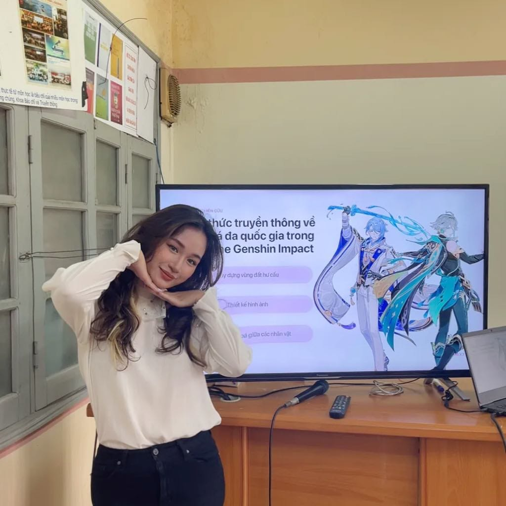 Bài luận mang tên “Truyền thông về văn hóa đa quốc gia trong môi trường trò chơi nhập vai hành động thế giới mở ARPG”, nghiên cứu cách Genshin Impact truyền tải văn hóa toàn cầu. (Ảnh: Motgame.vn)