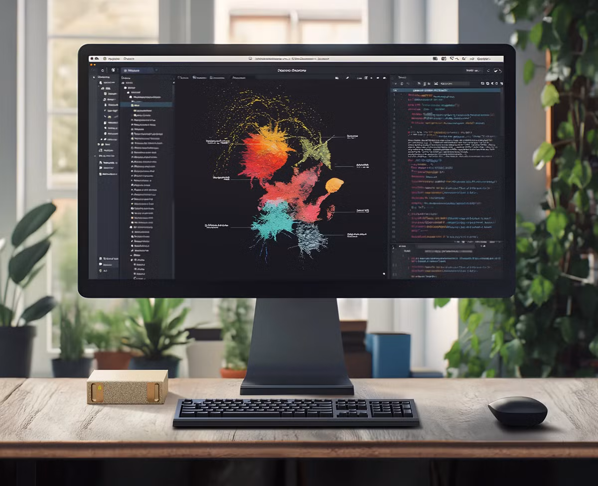 Với kích thước tương đương một chiếc Mac Mini, Project Digits mang lại khả năng di động linh hoạt. (Ảnh: BW BusinessWorld)