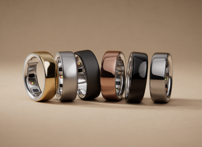 Oura, công ty công nghệ y tế Phần Lan, vừa ra mắt nhẫn thông minh thế hệ thứ tư, Oura Ring 4, với thiết kế tinh tế và cảm biến nâng cấp. (Ảnh: Oura Ring)