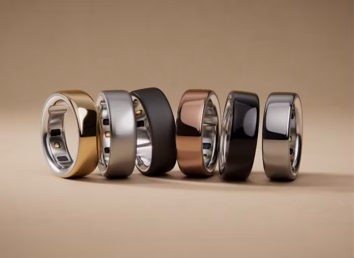 Oura, công ty công nghệ y tế Phần Lan, vừa ra mắt nhẫn thông minh thế hệ thứ tư, Oura Ring 4, với thiết kế tinh tế và cảm biến nâng cấp. (Ảnh: Oura Ring)