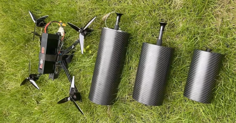 Ukraine cũng phát triển nhanh chóng các mẫu UAV sợi quang, dự kiến sẽ ra mắt ít nhất 10 loại trong năm 2025. (Ảnh: Espreso. Global)