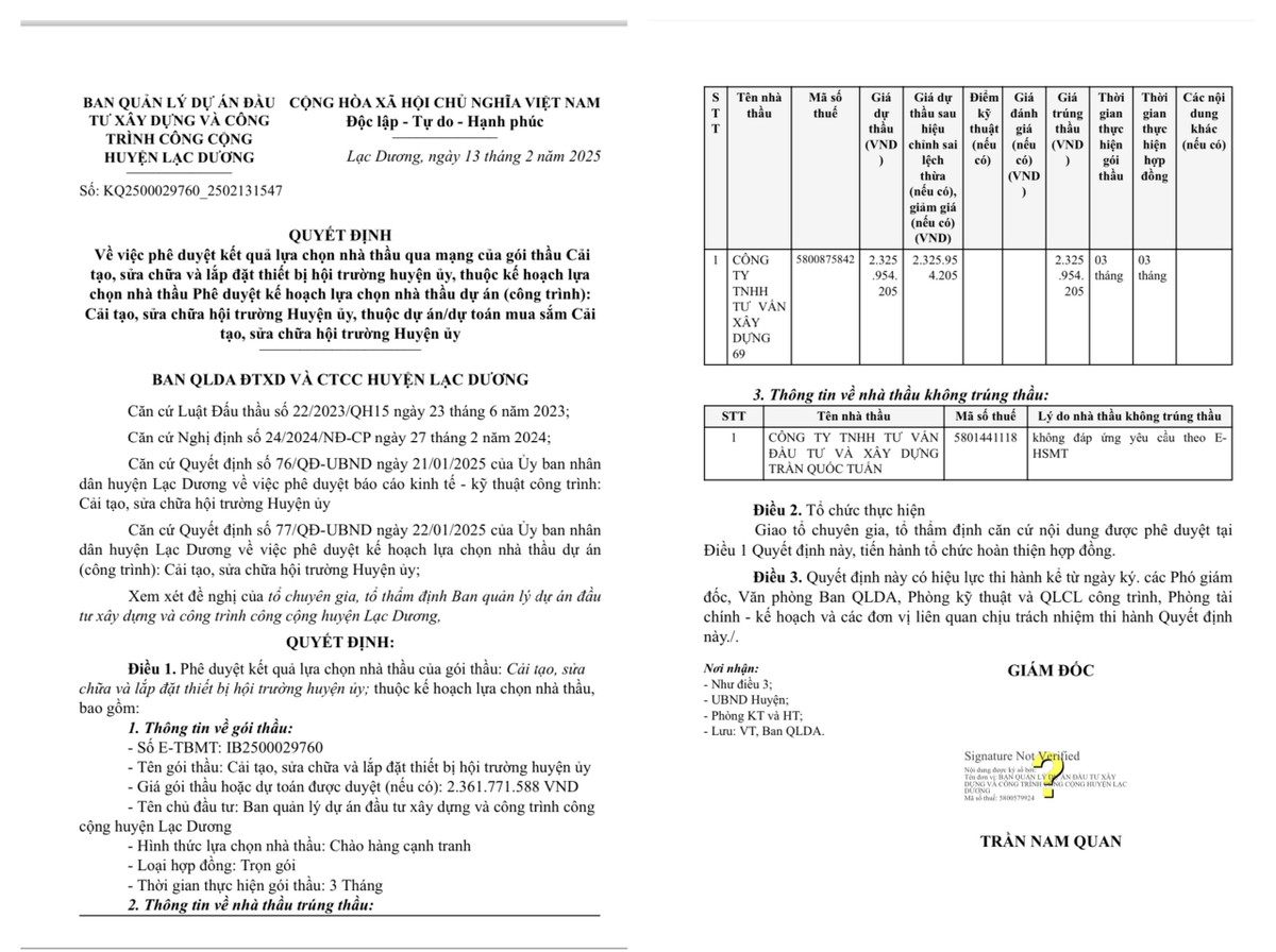 Nang luc nha thau trung goi xay lap tai huyen Lac Duong