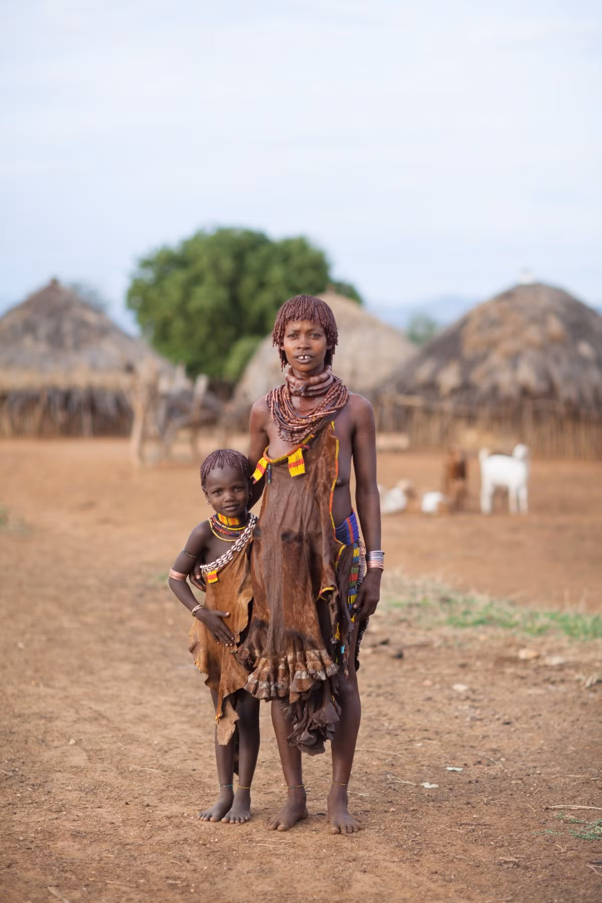 Vẻ đẹp của phụ nữ một dân tộc ở Ethiopia.