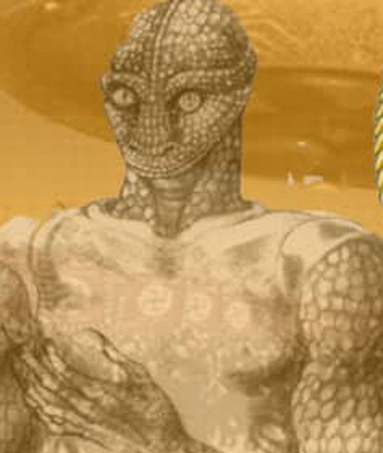 Một giả thuyết kỳ lạ khác đó là người bò sát (Reptilian) đã giúp đỡ phát xít Đức dựng những đường hầm dưới lòng đất. Reptilian là một loài đến từ hành tinh khác.