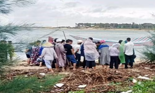 Mot chien si cong an chet bat thuong tren bien Nhat Le