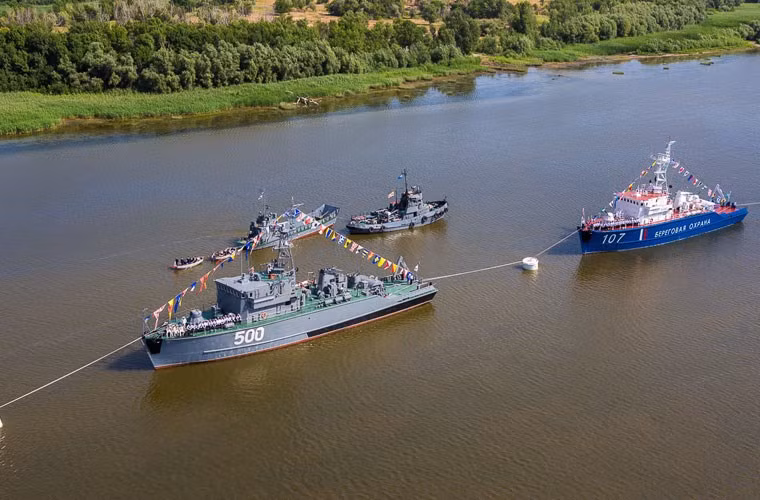 Tiểu hạm đội Caspian được trang bị 3 tàu quét mìn cỡ nhỏ lớp Yakhont (trong ảnh).