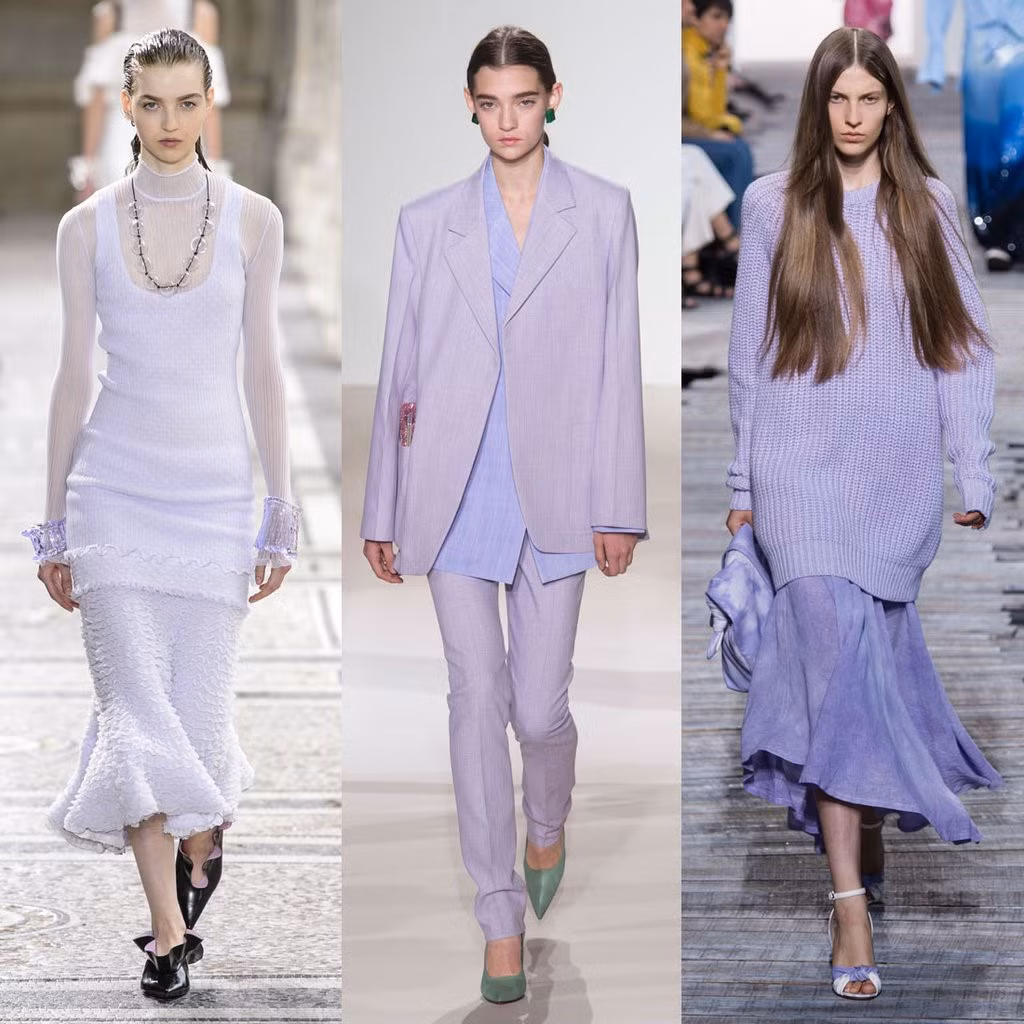Với giới mộ điệu thời trang, thông tin này không quá bất ngờ bởi màu tím (sắc thái nhạt hơn) đã được các nhà thiết kế lăng xê trên sàn diễn xuân hè 2018 như Proenza Schouler, Victoria Beckham, Michael Kors... Tạp chí Elle cho rằng tông màu này nổi bật nhưng không dễ ứng dụng trong hoạt động thường ngày.