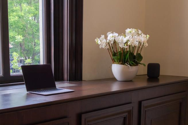 Apple Carnegie Library là cửa hàng đầu tiên ở Mỹ và là nơi thứ hai trên thế giới có tính năng mà Apple gọi là "Phòng trải nghiệm". Đây là không gian thoải mái để tìm hiểu cách toàn bộ hệ sinh thái Apple, từ phần cứng, phần mềm đến các dịch vụ hoạt động với nhau như thế nào.