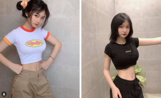 Phạm Hải Yến là nữ sinh cấp 3 rất đình đám tại Cần Thơ, sở hữu vóc dáng hoàn hảo cùng chiều cao 1,66m, cô nàng ghi điểm tuyệt đối mỗi khi xuất hiện với tà áo dài trắng nữ sinh. Với trang cá nhân gần 60.000 lượt follow, Hải Yến luôn nhận được rất nhiều lời khen ngợi khi đăng tải các bức ảnh street style chất lừ, xinh xắn trên mạng xã hội. Hải Yến thường xuyên diện áo croptop ôm body để khoe triệt để vòng eo thon gọn, vòng một chuẩn chỉnh. Mix đồ đơn giản và năng động nên dù có hơi hở một tí nhưng hot girl Cần Thơ vẫn trông rất thời thượng, tỏa sáng.