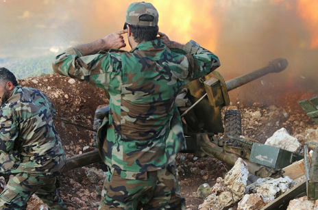 "Cuộc oanh kích của Nga-Syria đặc biệt tập trung vào nơi ẩn náu của nhóm IS tại khu vực giữa các thành phố Palmyra và Deir Ezzor", nguồn tin cho biết thêm. Ảnh: Sputnik. Mời độc giả xem thêm video: Quân đội Syria giành lại căn cứ quân sự gần Damascus (Nguồn video: VTC14)