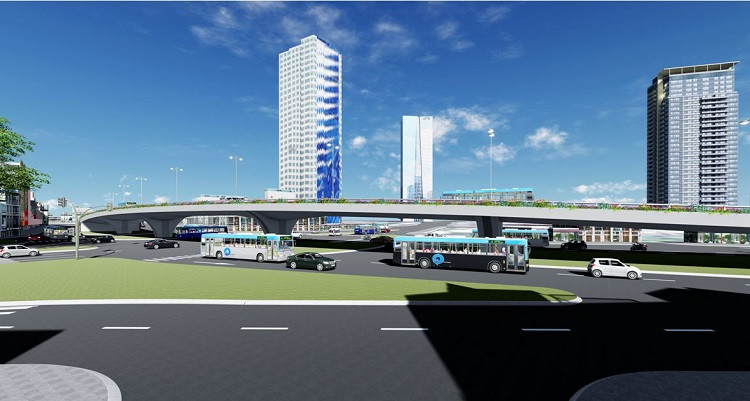 Can canh thiet ke cau vuot Lang Ha, Nguyen Chi Thanh tren duong Vanh dai 1-Hinh-4