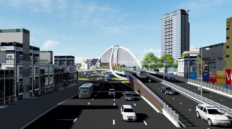 Can canh thiet ke cau vuot Lang Ha, Nguyen Chi Thanh tren duong Vanh dai 1-Hinh-9