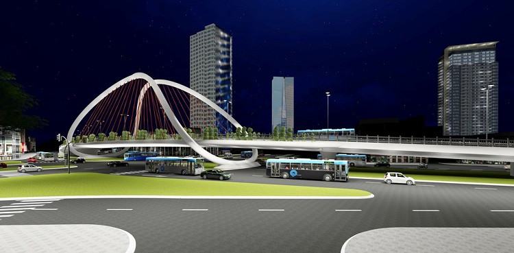 Can canh thiet ke cau vuot Lang Ha, Nguyen Chi Thanh tren duong Vanh dai 1-Hinh-8