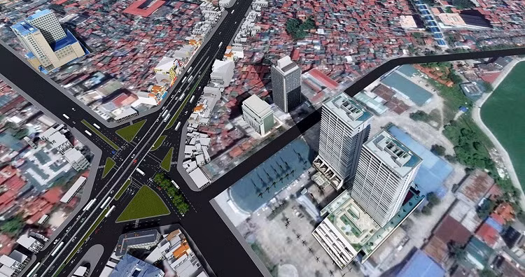 Can canh thiet ke cau vuot Lang Ha, Nguyen Chi Thanh tren duong Vanh dai 1-Hinh-6