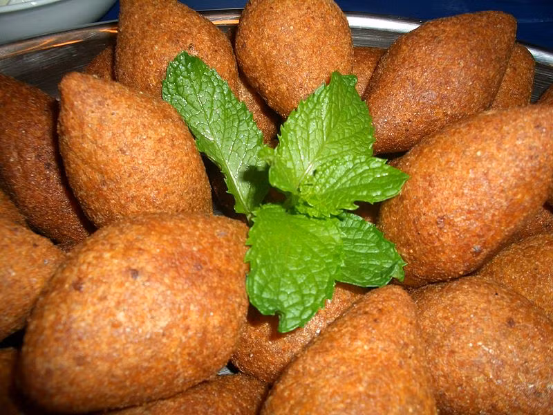 Món ăn dân tộc của Li Băng là kibbeh. Ảnh: Wikipedia.