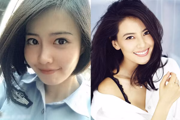 Trở thành hoa khôi, nữ sinh công an nổi tiếng, Kim Phẩm Hiên còn được nhiều người nhận xét rằng cô có khuôn mặt hao hao giống nữ minh tinh Cao Viên Viên.