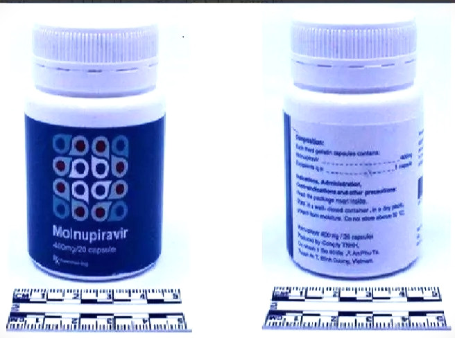 Bình Dương xác nhận không có địa chỉ như trên nhãn thuốc giả Molnupiravir Binh Duong xac nhan khong co dia chi nhu tren nhan thuoc gia Molnupiravir