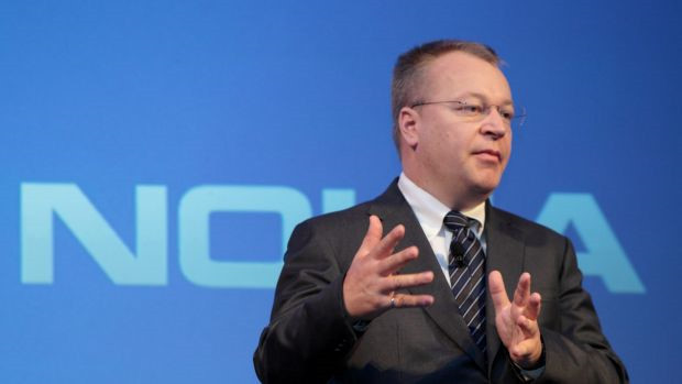 Stephen Elop với bài phát biểu nổi tiếng: "Chúng ta đang đứng trên một 'nền tảng đang chết' và chúng ta phải đưa ra quyết định sinh tử ". Ảnh: The Sydney Morning Herald.