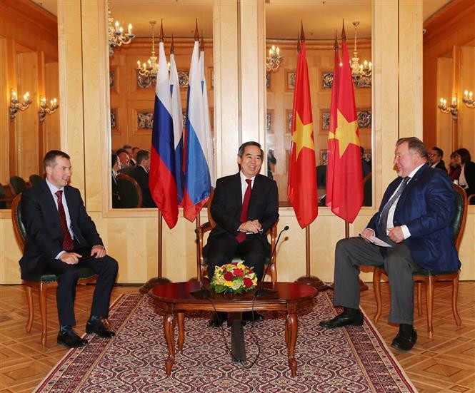 Tong Bi thu Nguyen Phu Trong tiep Chu tich Dang Cong san Lien bang Nga-Hinh-2