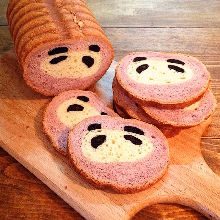 Bánh hình gấu trúc...