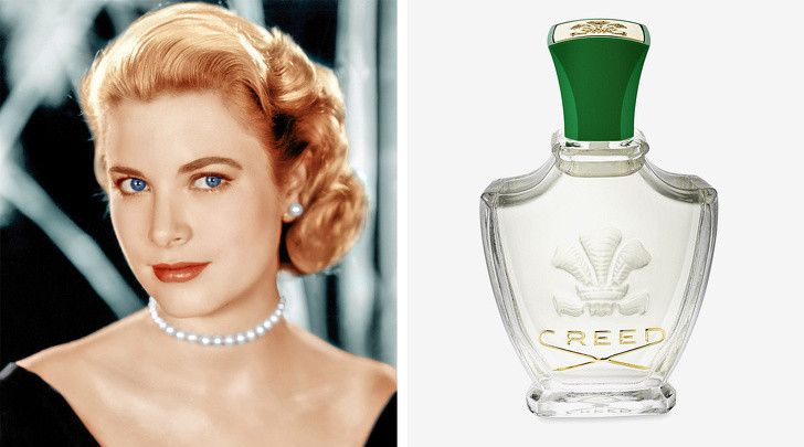 Công nương Grace Kelly rất trung thành với nước hoa Fleurissimo của thương hiệu Creed đến từ Anh. Nước hoa này được đặc biệt đặt hàng cho đám cưới của công nương.