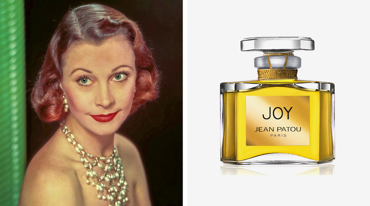 Vivien Leigh rất thích nước hoa Joy của hãng Jean Patou. Nó được sản xuất vào năm 1930, đúng trong thời kì đại suy thoái. Joy là loại nước hoa đắt nhất thời điểm đó với thành phần là hoa hồng Bungari và hoa nhài.